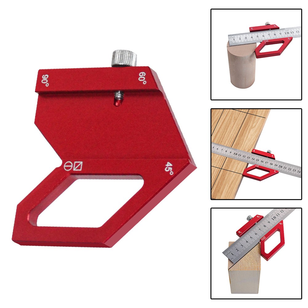 Woodworking Tool Angle Scriber Lightweight Design Portable Tool Smooth Edges - Picture 21 of 26