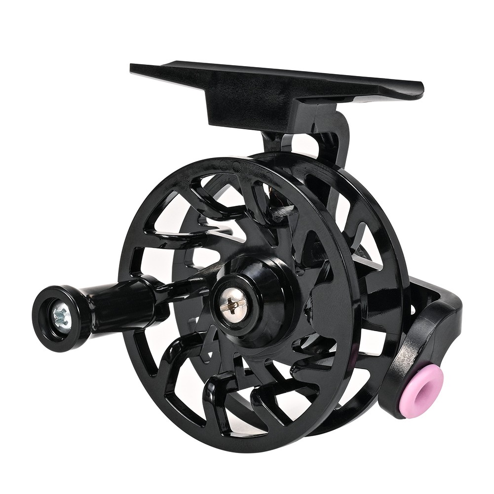 Fly Wheel for Trout Pike Ice Fishing Reel with Smooth Operation and Guide Ring