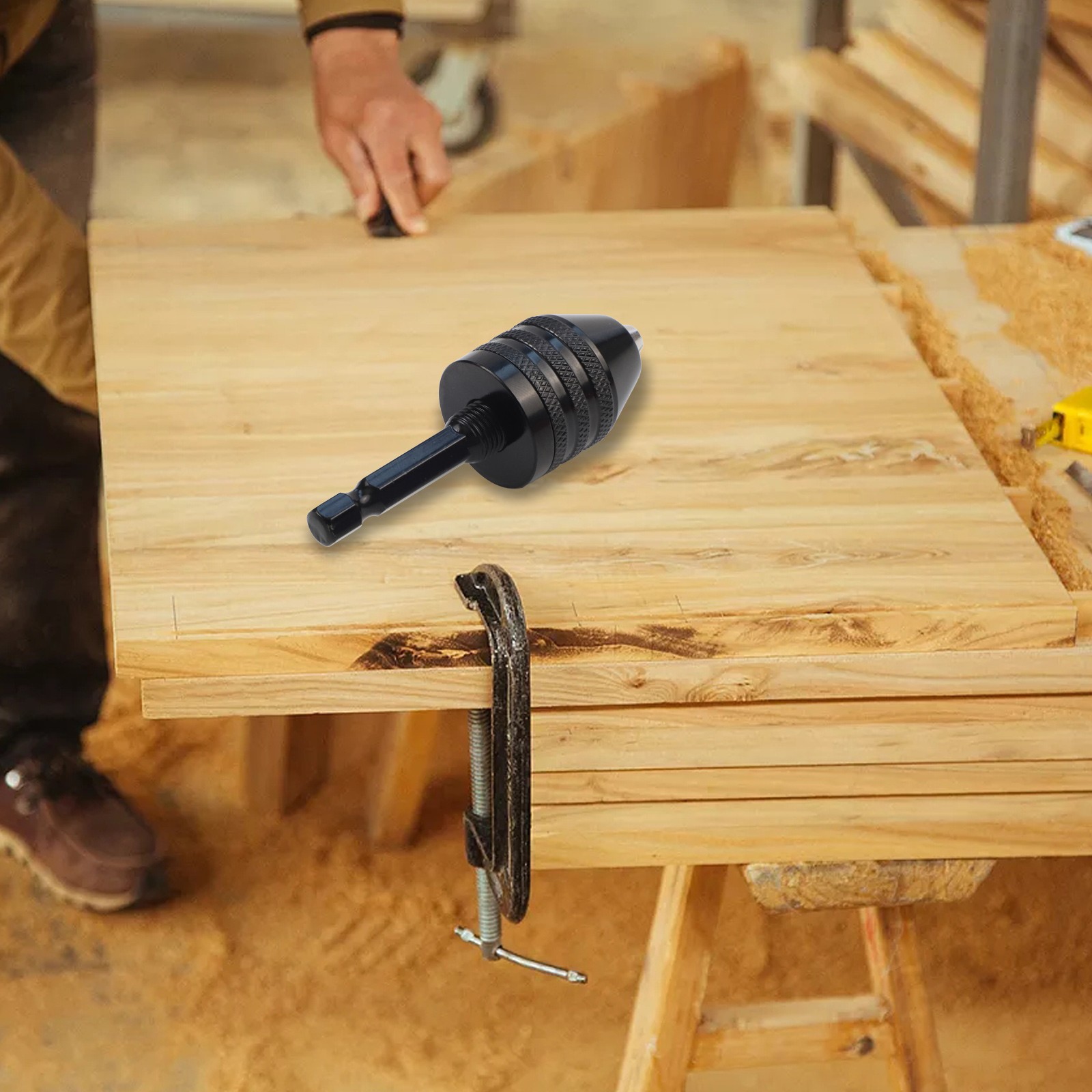 Upgrade Your Hex Shank Drill with This Keyless Chuck Adapter Converter - Picture 54 of 62