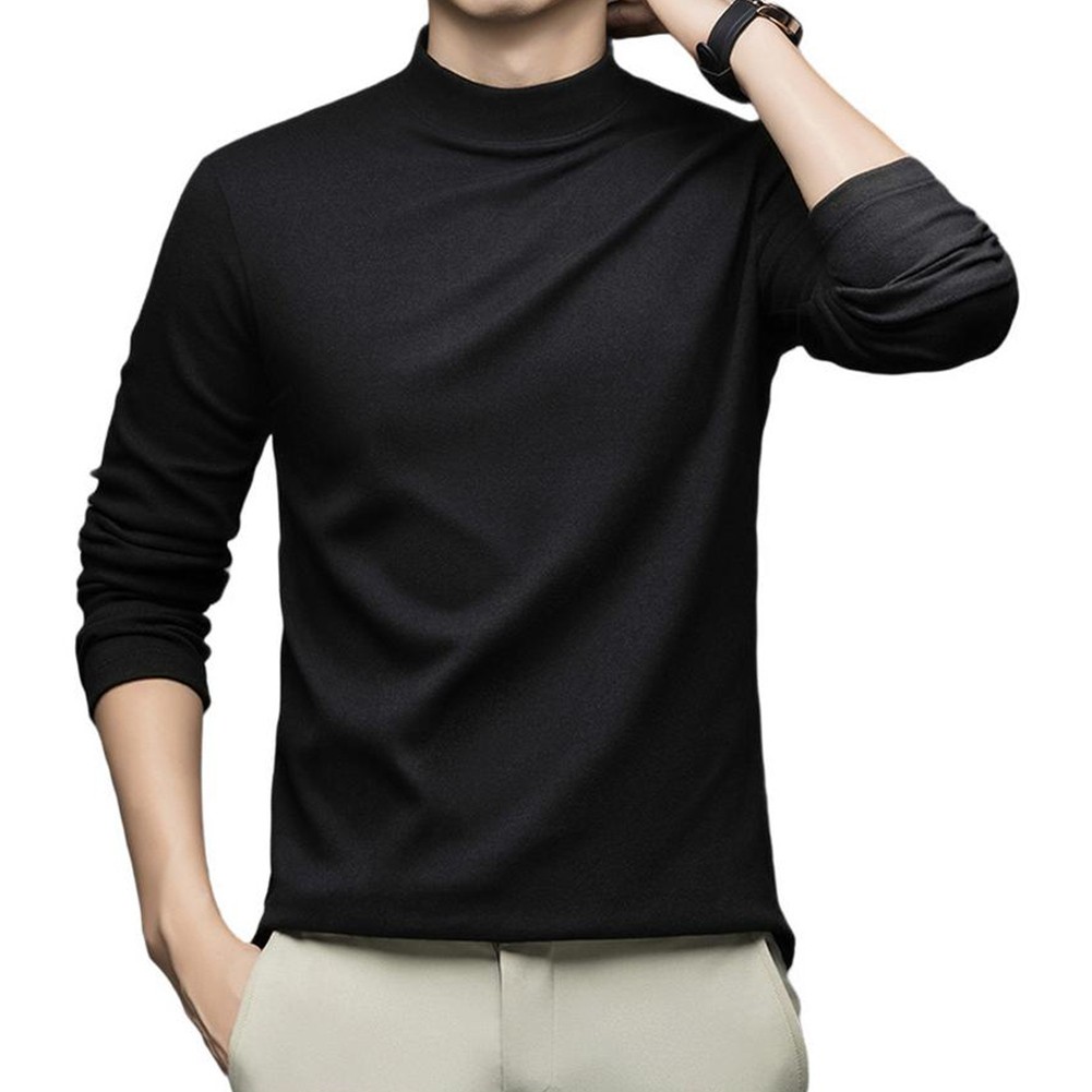 Knit Pullover Half Turtleneck Casual Gathering Black Sweater Brand New Condition - Picture 14 of 20