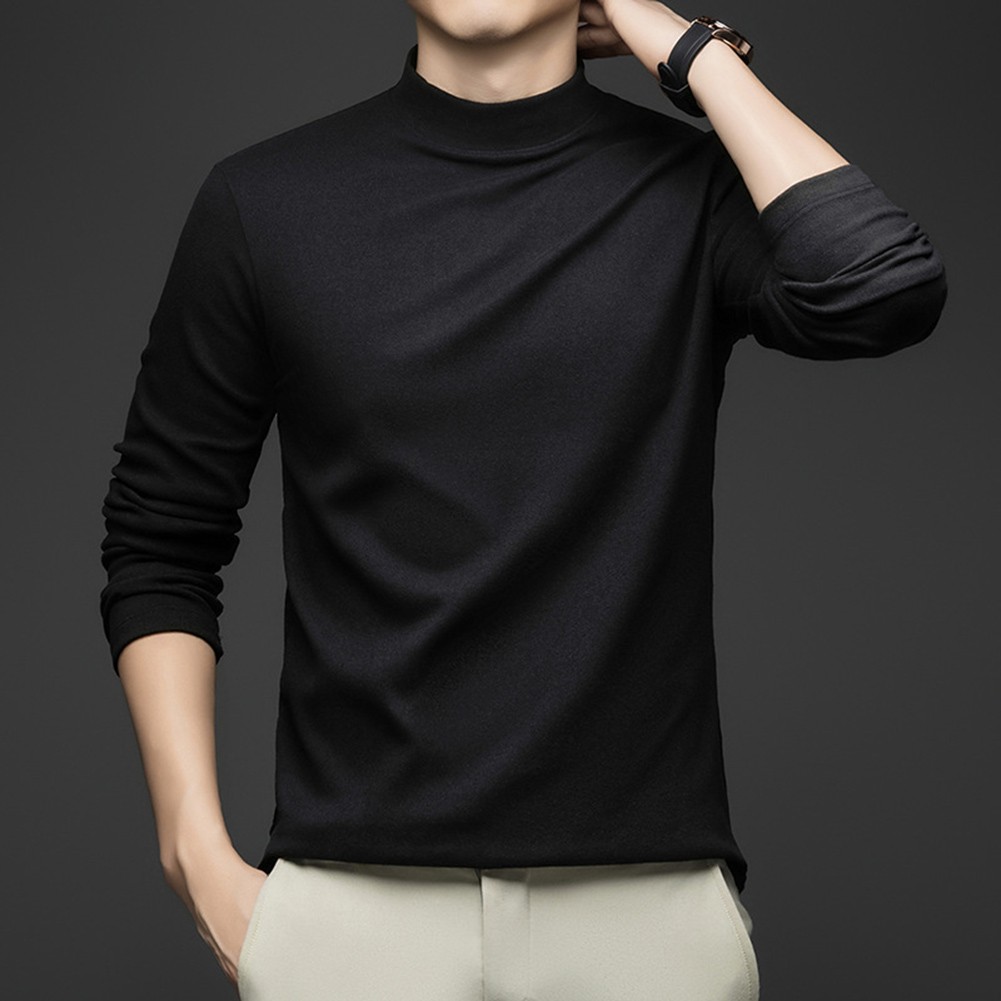 Knit Pullover Half Turtleneck Casual Gathering Black Sweater Brand New Condition - Picture 13 of 20