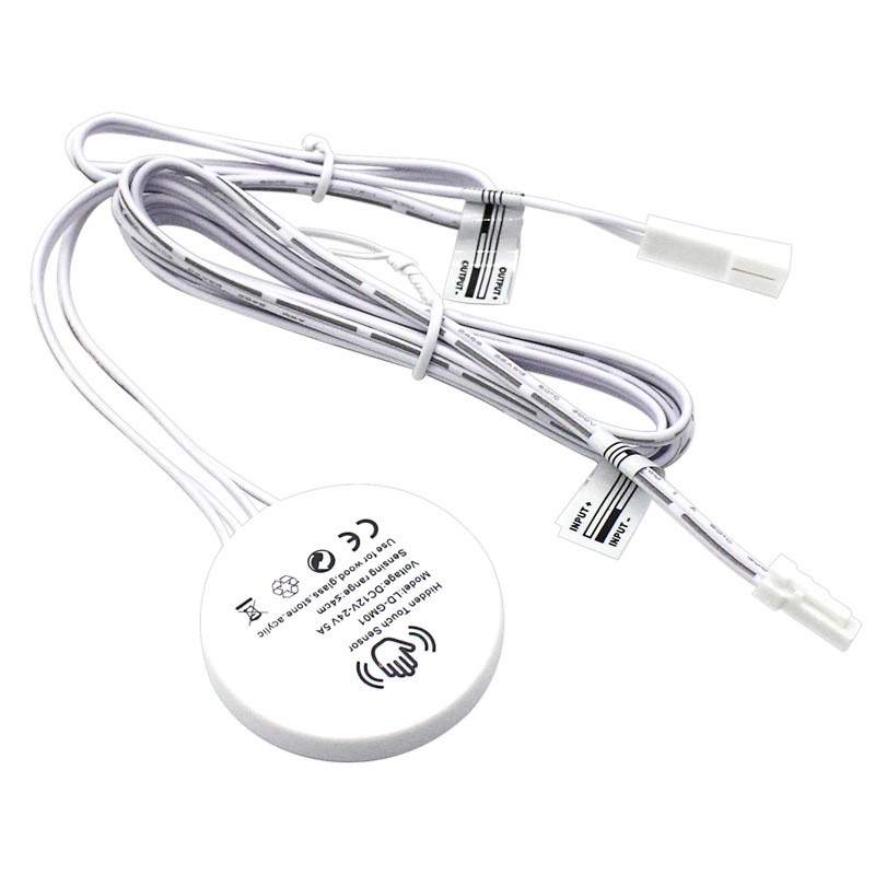 Penetrating wood panel touch sensor switch LED control light switch 12V-24V - Picture 17 of 30
