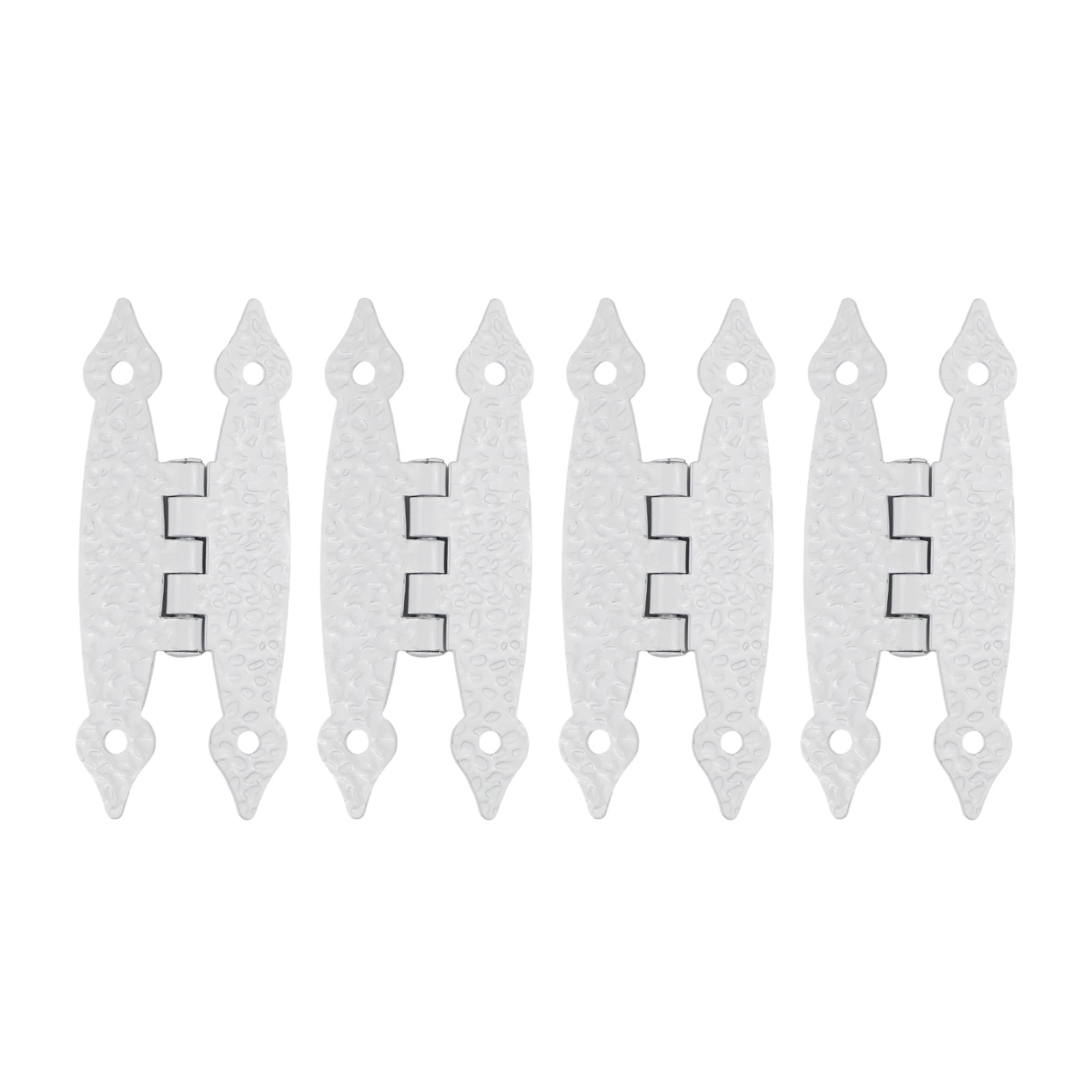 4 Pack 3.5 Inch H Cabinet Hinges Iron Black Finish for Cabinets Dressers