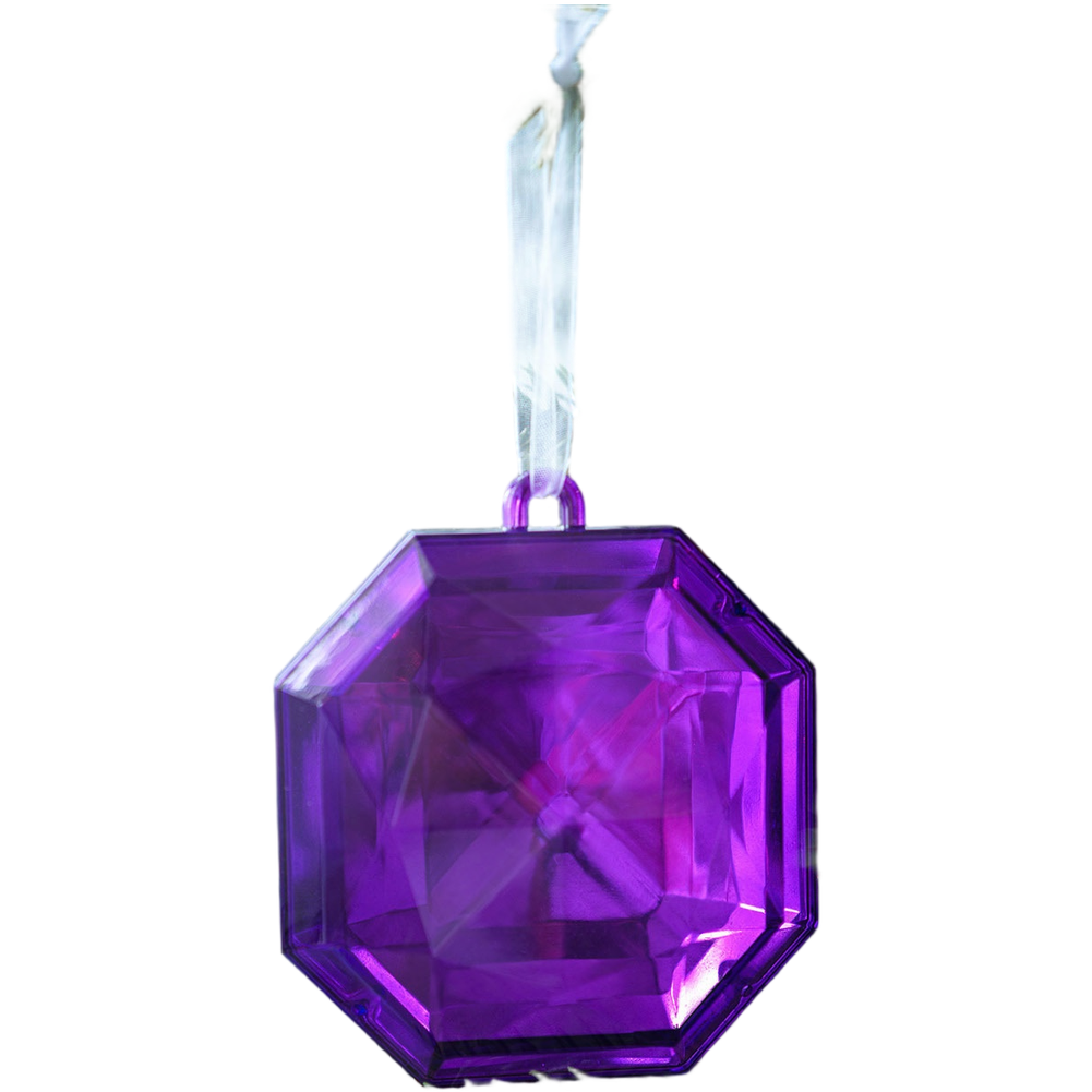 Square and Round Plastic Christmas Tree Hanging Ornaments Seasonal Decorations - Picture 20 of 21