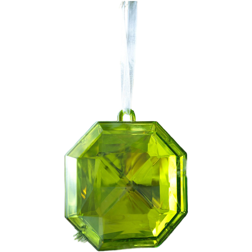 Square and Round Plastic Christmas Tree Hanging Ornaments Seasonal Decorations - Picture 19 of 21