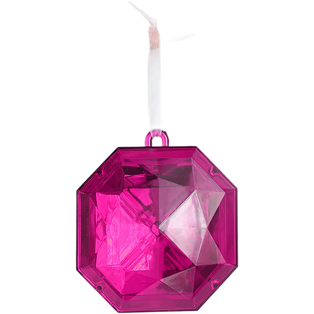 Square and Round Plastic Christmas Tree Hanging Ornaments Seasonal Decorations - Picture 21 of 21