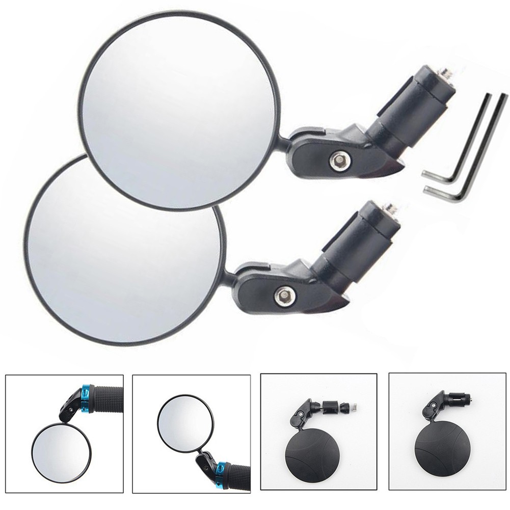 7CM Diameter Bicycle Mirror with Adjustable Angle for Enhanced Visibility