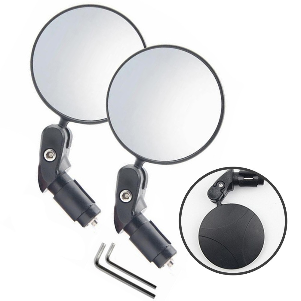 7CM Diameter Bicycle Mirror with Adjustable Angle for Enhanced Visibility