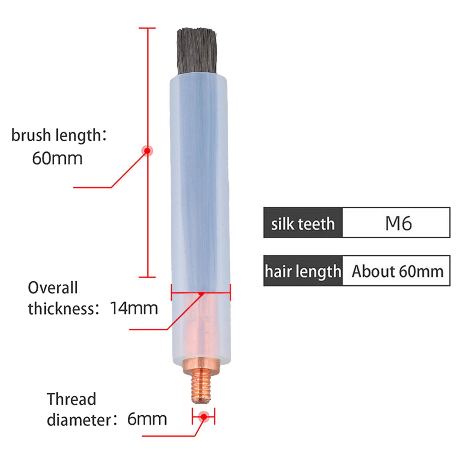 Pickling for tig for wig for mig MAG Brush for m6 8 10 Cover Cleaning Tool Weld - Picture 21 of 40
