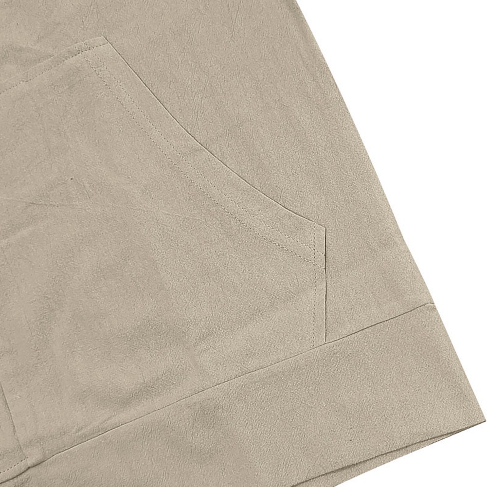 Casual Linen Tops Comfortable Fabric Daily Wear Hooded Design Regular Length - Picture 20 of 48