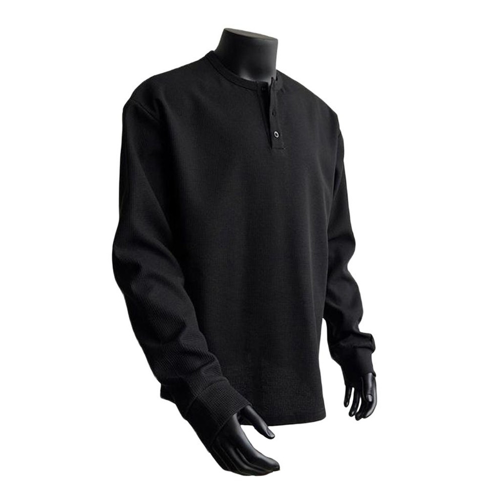 Men Casual Long Sleeve Training Top for Sports Fitness and Solid Color