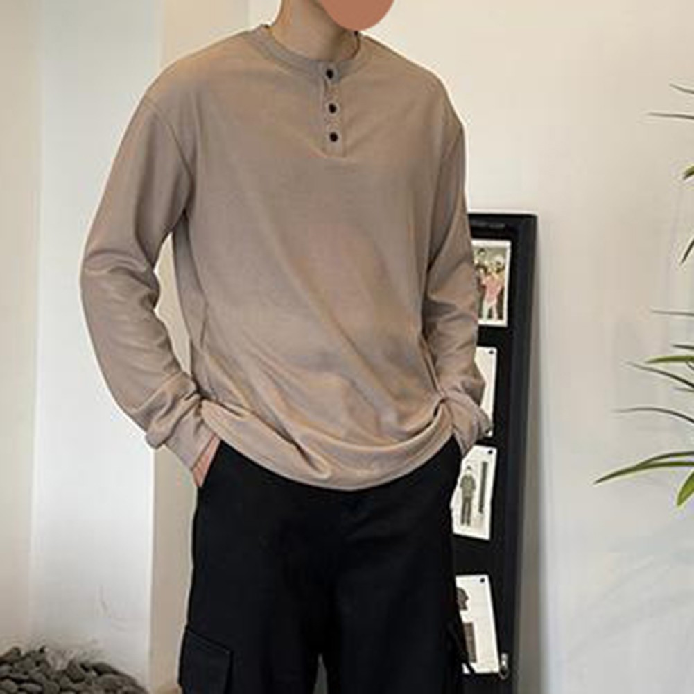 Daily Use Apparel Casual Long Sleeve Bottoming Sweatshirt Daily Sportswear - Picture 14 of 36