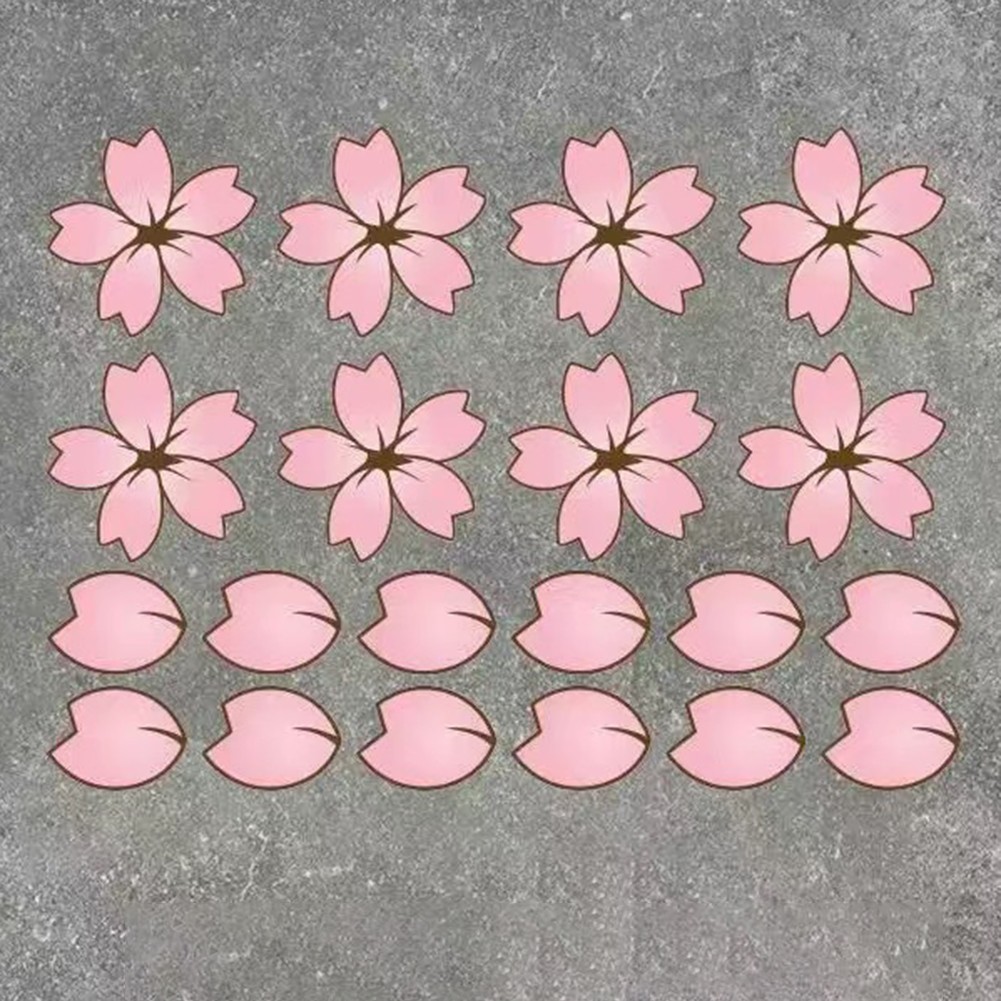 Decorative Car Stickers Flowers PVC Tube Stickers for Motorcycle Helmet