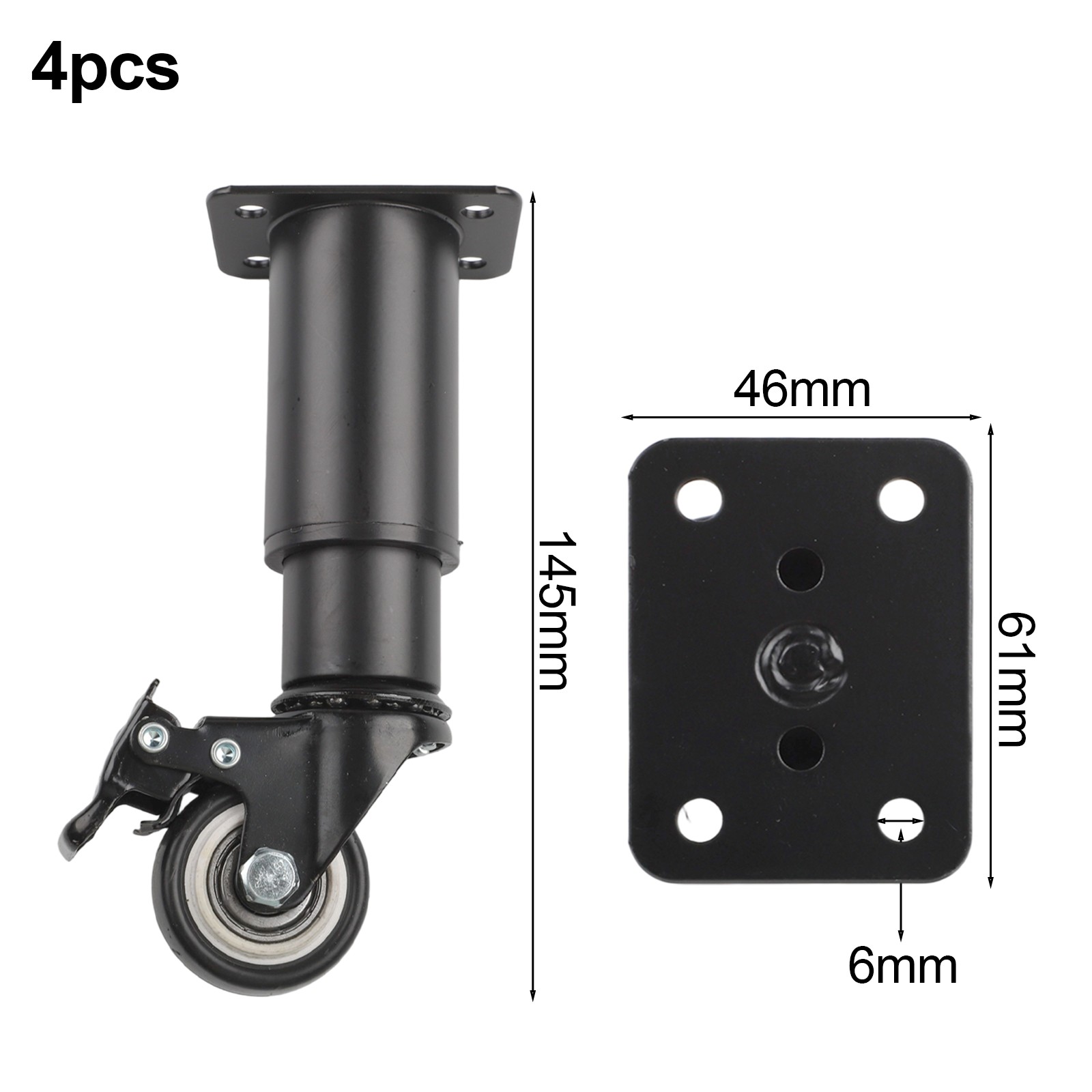 Adjustable Coffee Table Scratch-resistant Finish Sturdy Adjustable Feet