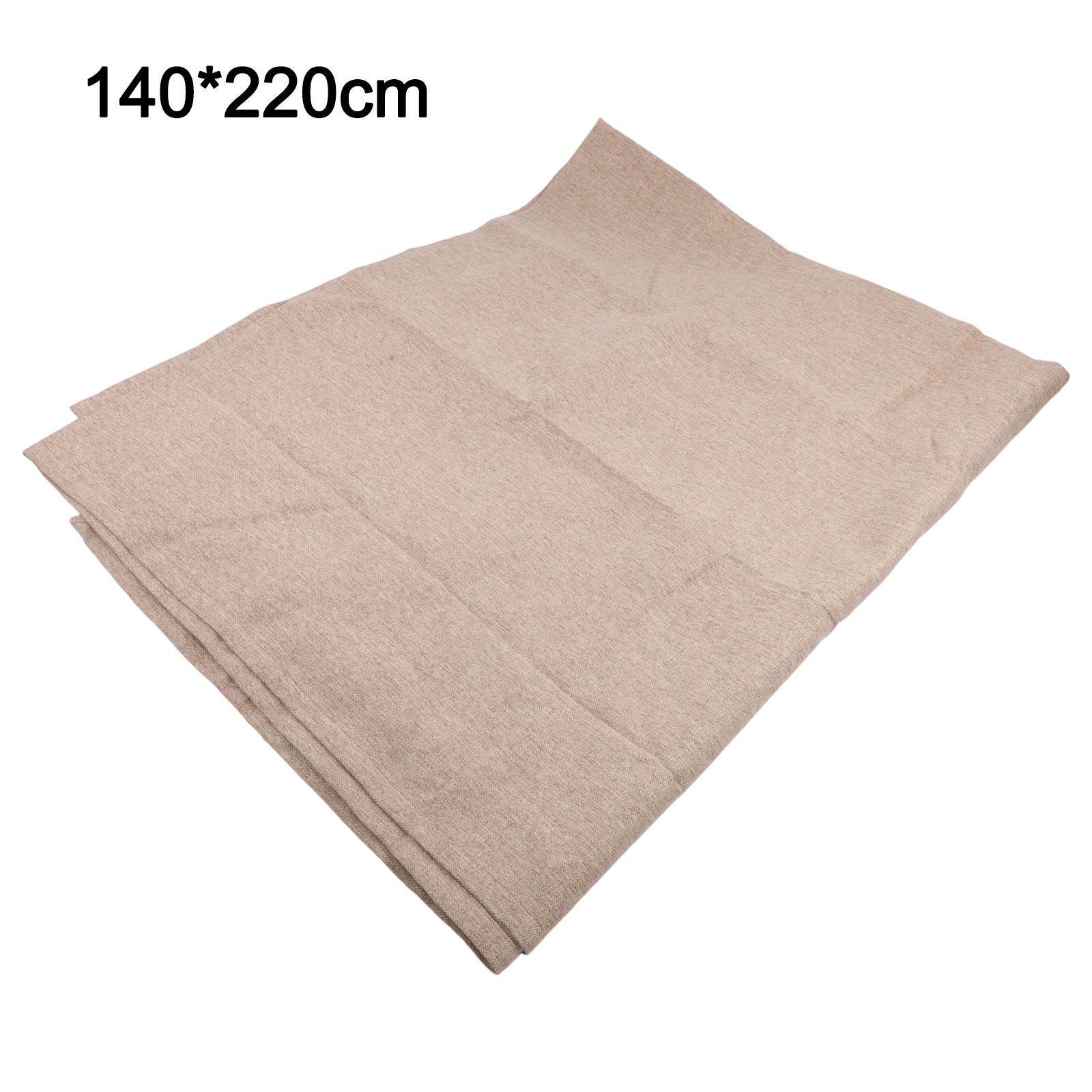 Rectangular For Dining Tablecloth Waterproof in Khaki Cotton Linen for Use - Picture 40 of 51