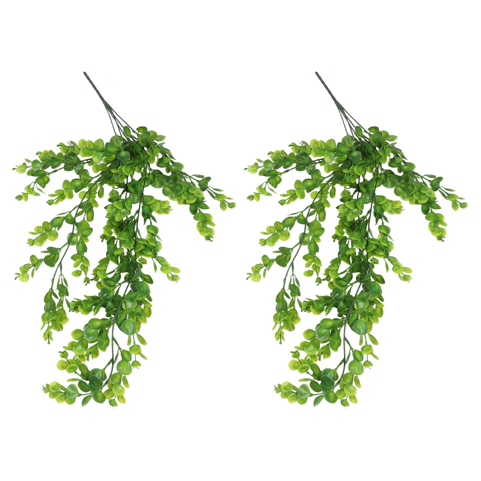 Artificial Eucalyptus Leaves Rattan Plants Set for Floral Arrangements