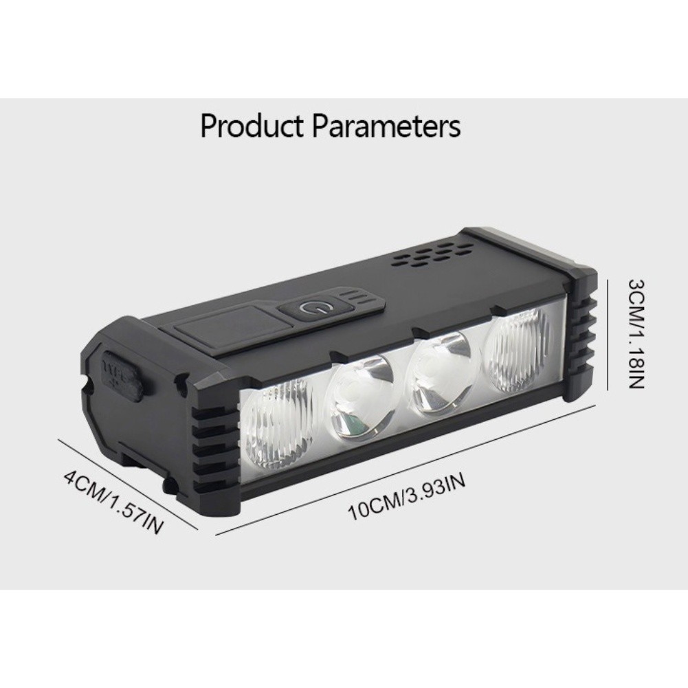 Bicycle Light 4000 Lumens 2000 MAh for Battery Efficient Battery Life For