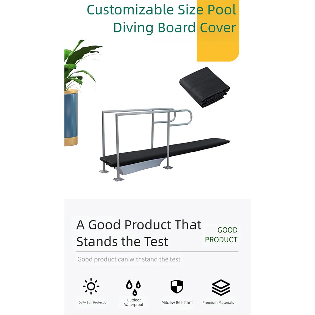 10 Foot Weather Resistant Diving Board Cover UV Dust Protection Outdoor Use - Picture 18 of 21