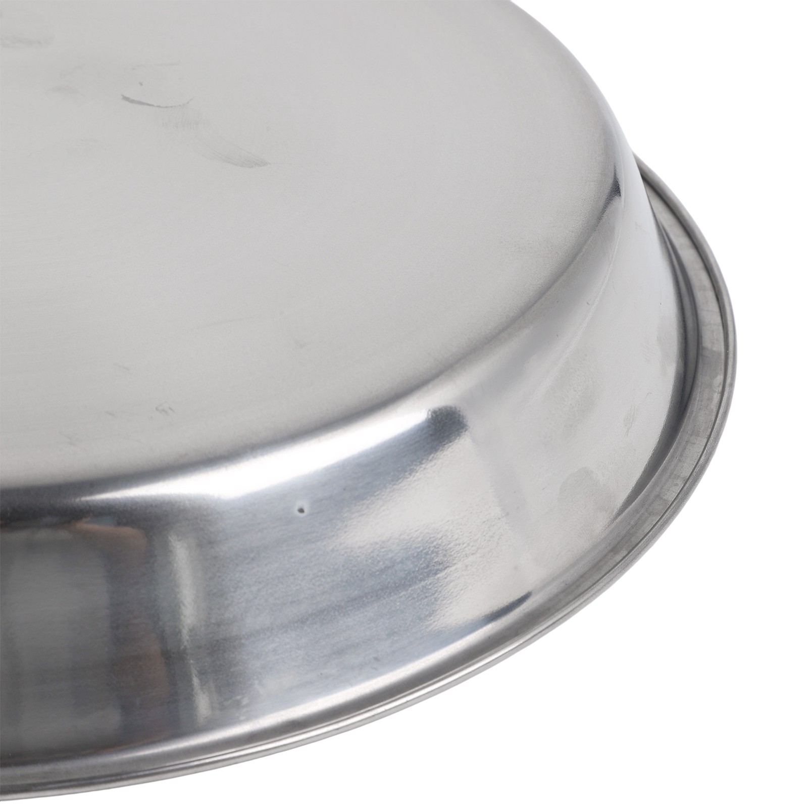 Plate Serving Dishes Round Stainless Steel 26 28 30 32 36cm Cold Crust - Picture 20 of 24