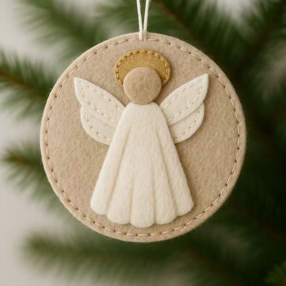 Handmade Felt Nativity Christmas Ornament for Xmas Tree and Holiday Decor - Picture 14 of 24