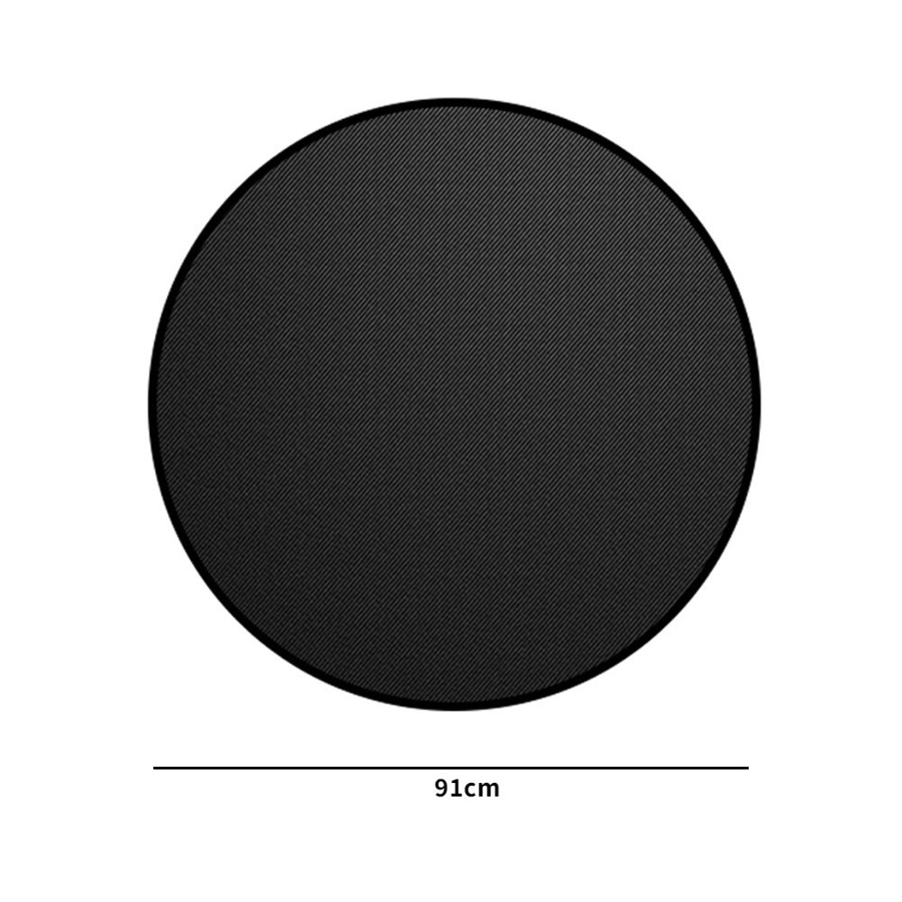 Waterproof Fireproof Grill Mat Round Shape for Barbecue Patio Lawn Protection
