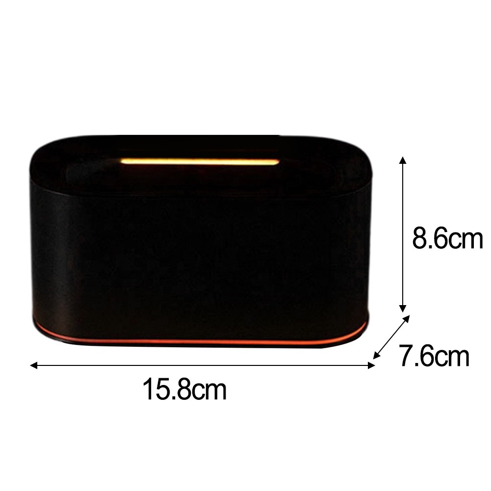 220ml for AROMA Diffuser with Fireplace Flame Look and Cool Mist Technology