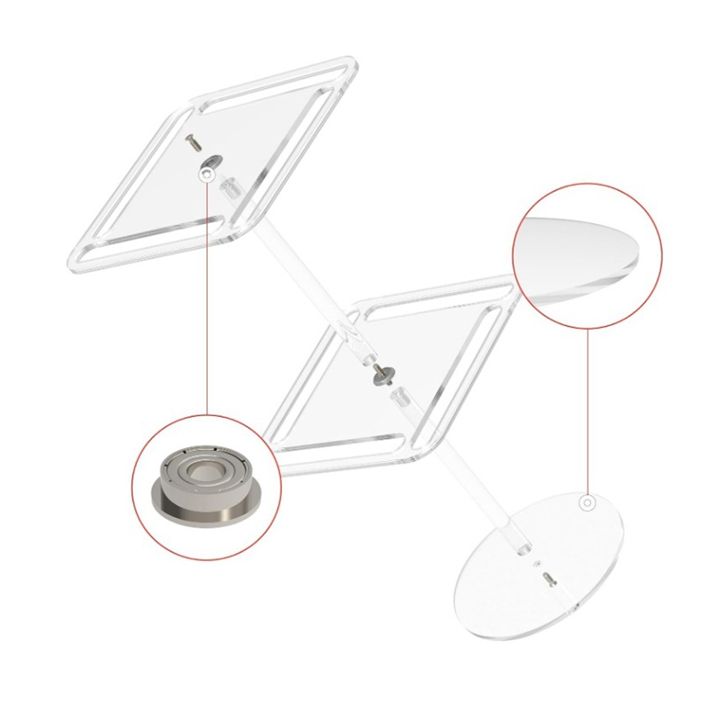 Organisateur de lunettes acrylique transparent support rotatif à 360 degrés pe - Picture 15 of 19