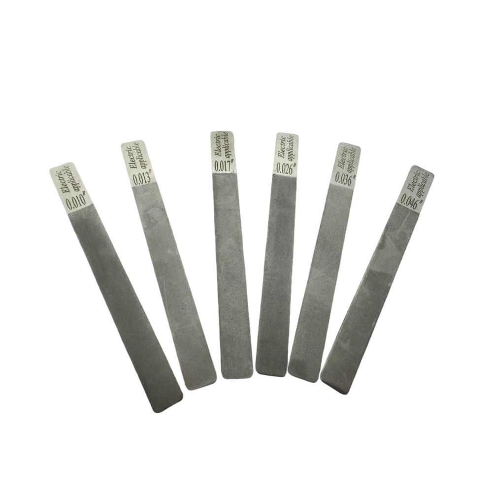 6Pcs Guitar Nut Files for Luthier Repair Stainless Steel Fret Crowning Tool Set - Picture 14 of 17