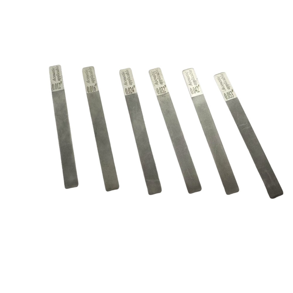 6Pcs Guitar Nut Files for Luthier Repair Stainless Steel Fret Crowning Tool Set - Picture 9 of 17