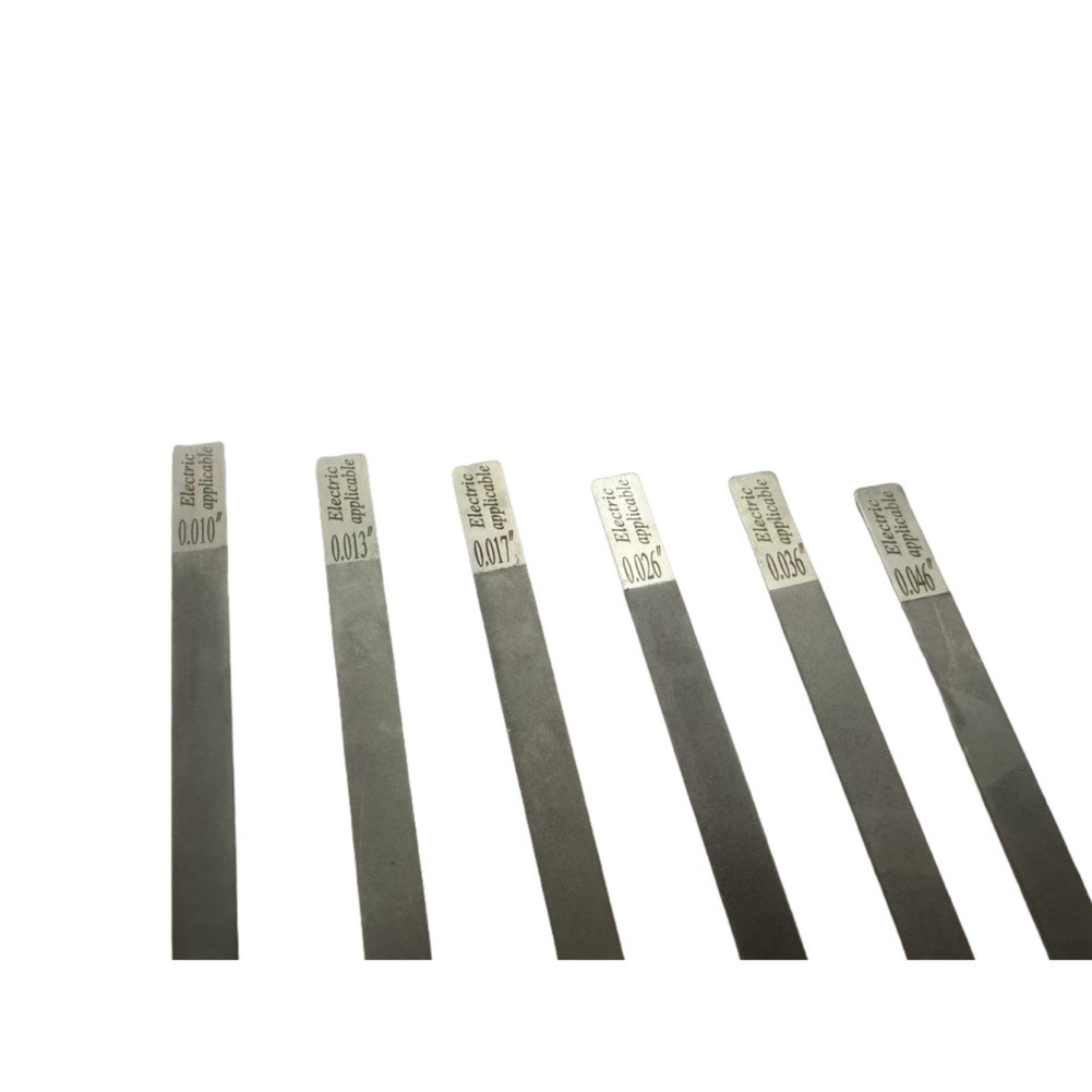 6Pcs Guitar Nut Files for Luthier Repair Stainless Steel Fret Crowning Tool Set - Picture 17 of 17