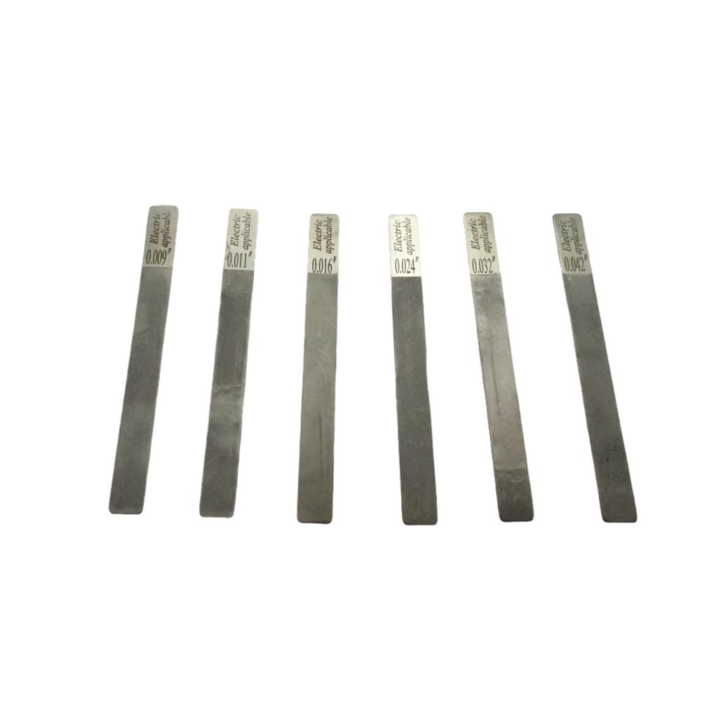 6Pcs Guitar Nut Files for Luthier Repair Stainless Steel Fret Crowning Tool Set - Picture 13 of 17