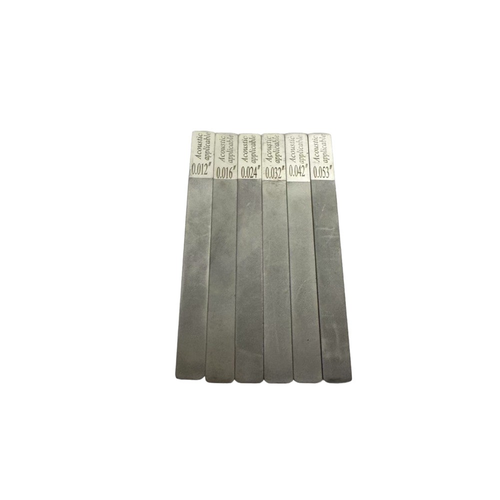 6Pcs Guitar Nut Files for Luthier Repair Stainless Steel Fret Crowning Tool Set - Picture 10 of 17