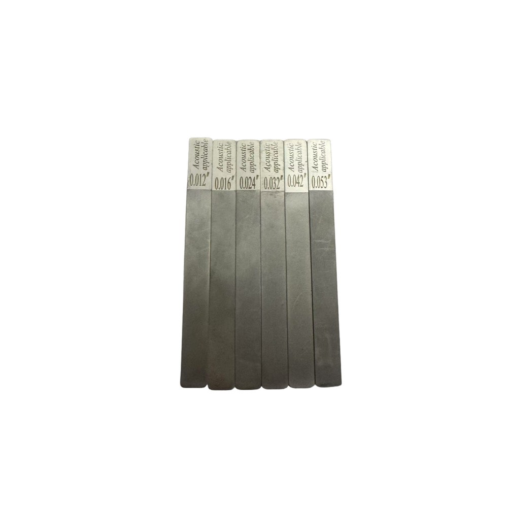 6Pcs Guitar Nut Files for Luthier Repair Stainless Steel Fret Crowning Tool Set - Picture 11 of 17