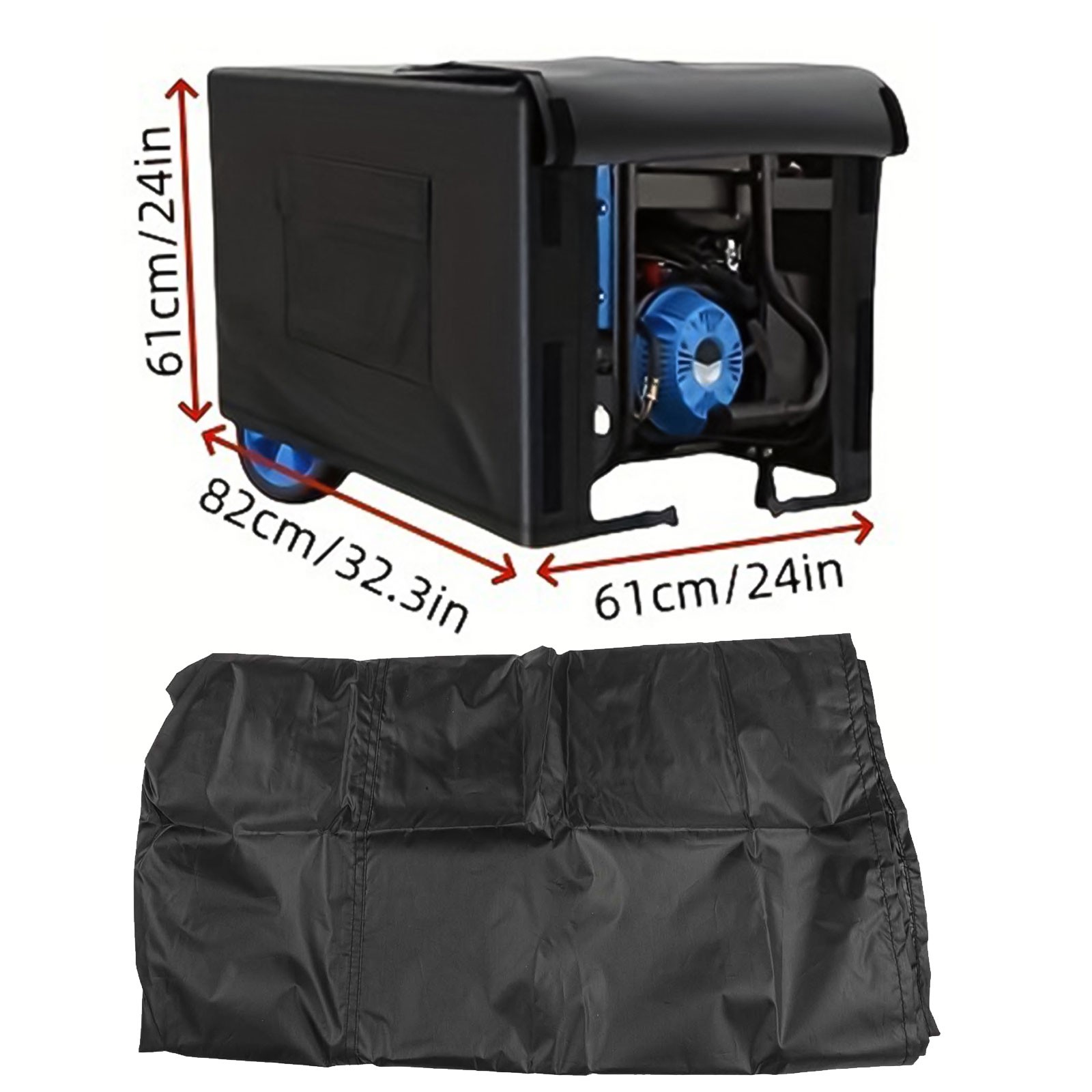 Sturdy For Outdoor Generator Cover with Adjustable Fit and Weather Resistance - Picture 19 of 31