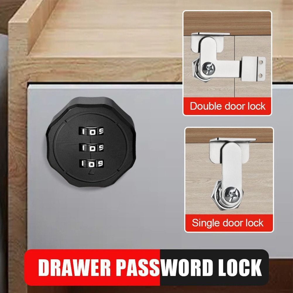 Zinc Alloy Password Lock 20mm with 3 Digit Combination for Motor Homes Caravans - Picture 19 of 23