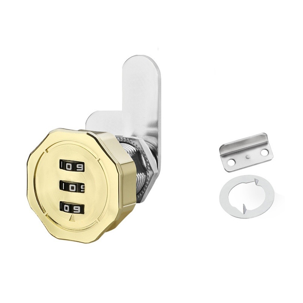 Zinc Alloy Password Lock 20mm with 3 Digit Combination for Motor Homes Caravans - Picture 20 of 23