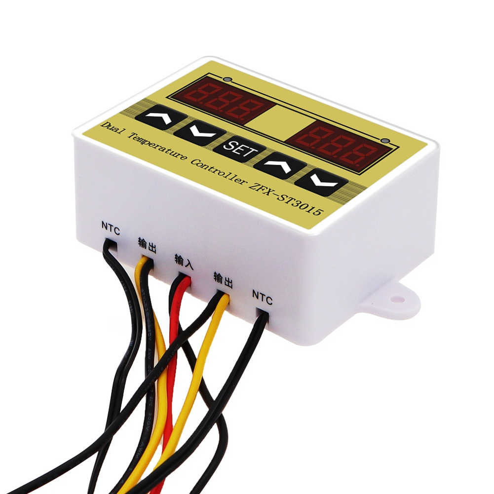 Easy Installation Digital Thermostat Dual for relay Control Compact Design