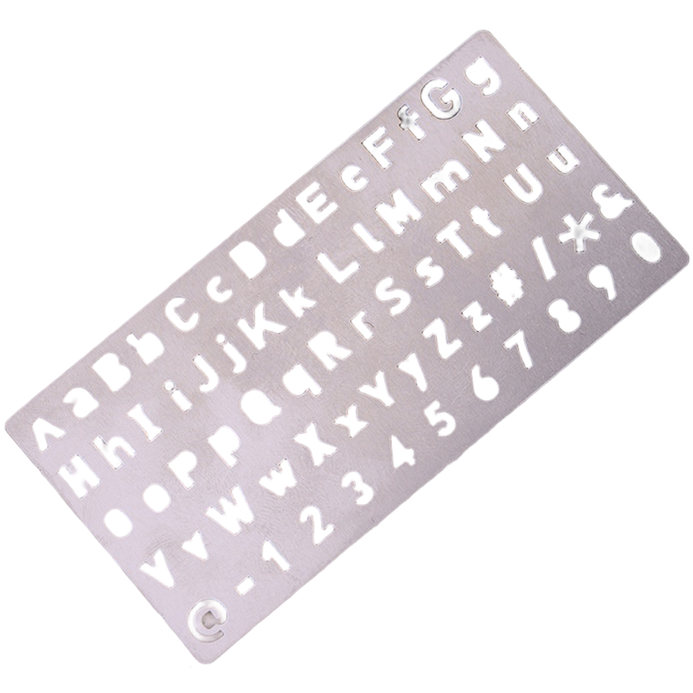 Engraving Tool for For stamping Mnemonics with Stainless Steel Plate Template