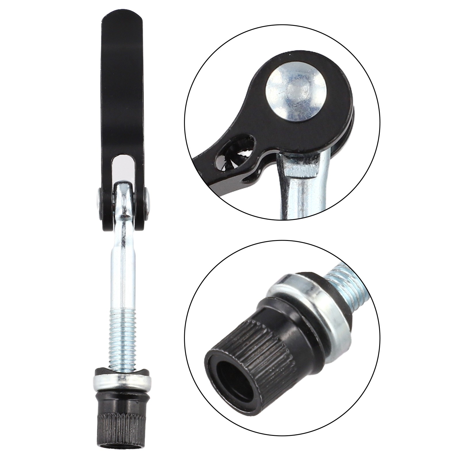 Bike Seatpost Clamp Skewer Bolt Clip Easy Adjustable Quick Release Lever - Picture 103 of 119