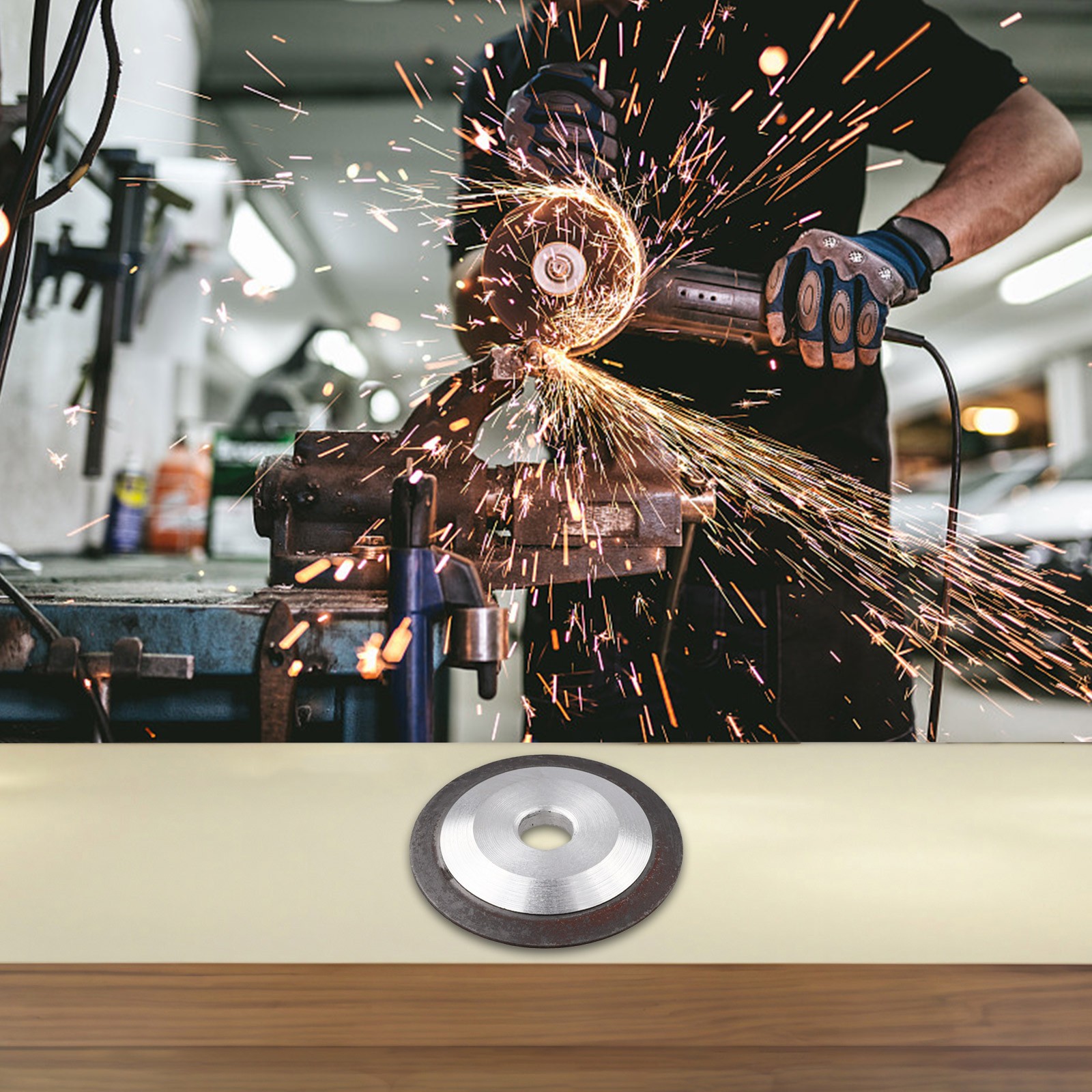 3 Zoll 80mm Diamantschleifscheiben 150 Körnung Schleifer Für Carbide Metall - Produktbild 2