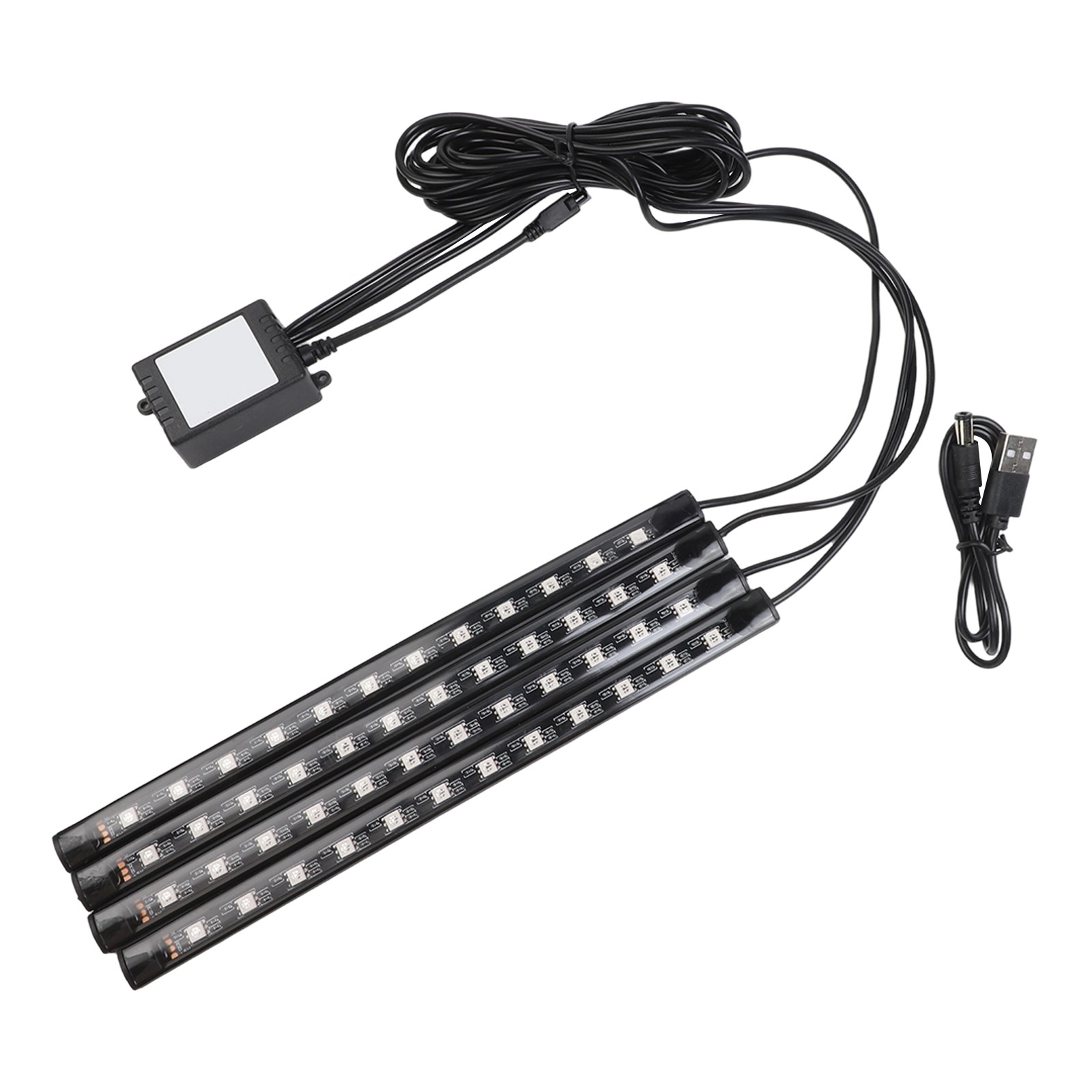 Colorful LED Light Strips for Cars with Remote Control and Voice Features - Picture 7 of 13
