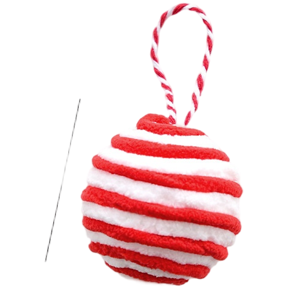 Festlicher Christbaumschmuck Set mit Stoff Weihnachtsstock und Lutscher Set - Bild 20 von 21