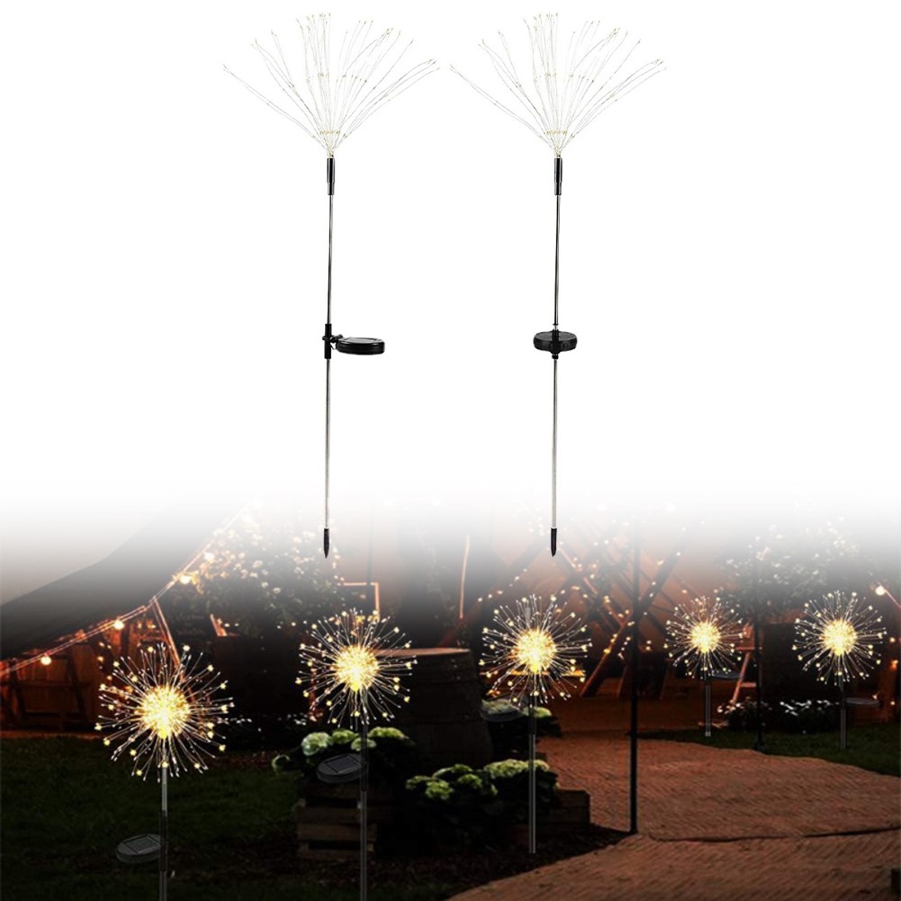 Solar Fireworks Lights for Outdoor Garden Decoration with Waterproof Design