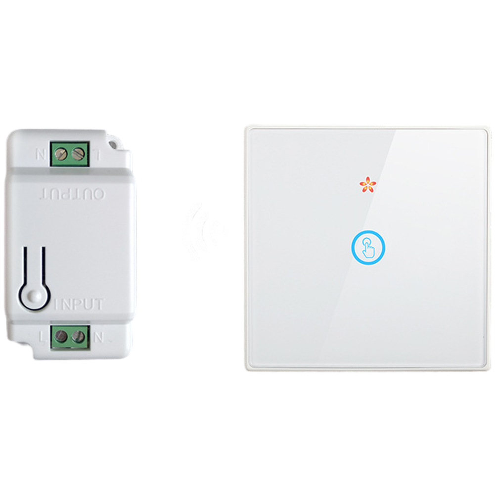 Touch Panel Wireless Switch with Remote for Home Lighting and Appliance Control