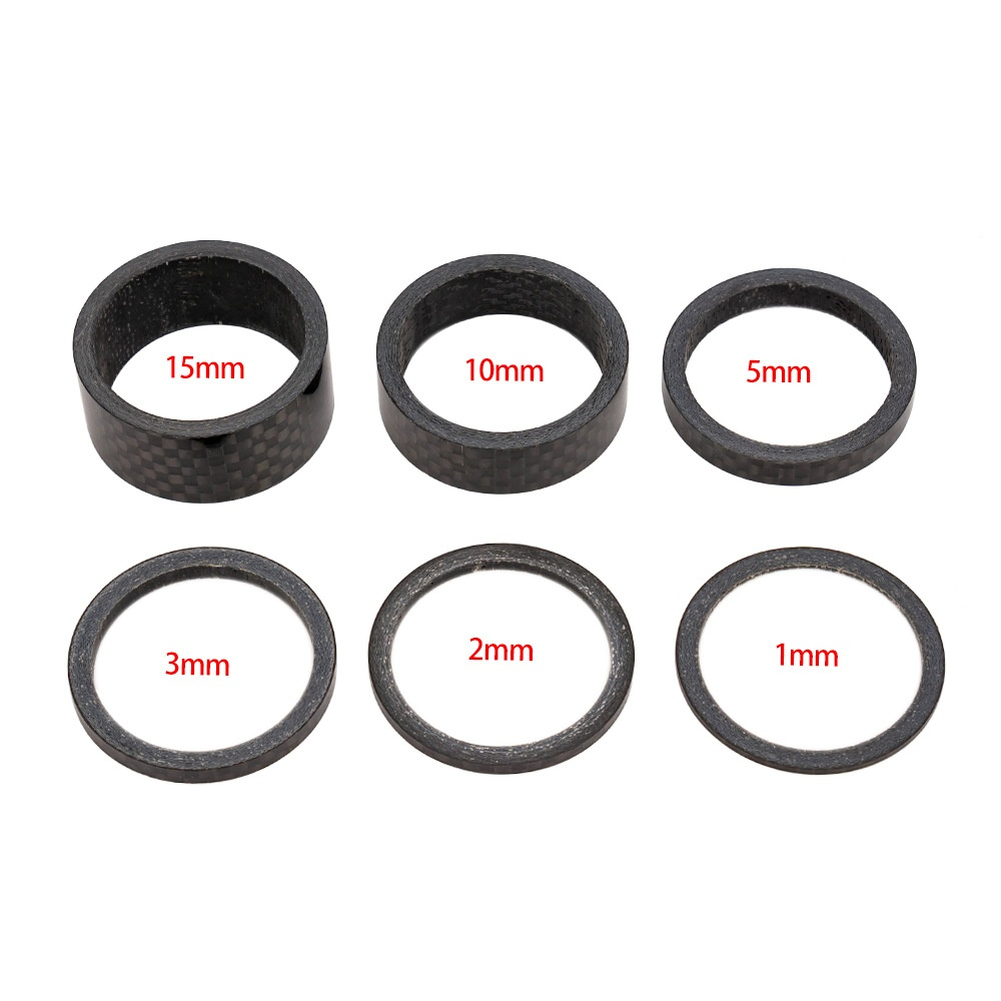 Carbon Fiber Headset Spacer for Bicycle Fork For 28 6mm Sizes 1MM to 15MM - Picture 15 of 15