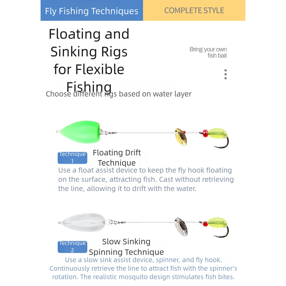 Jiangchui Artificial Maggots Soft Bait Lures for Bass Crappie For Trout