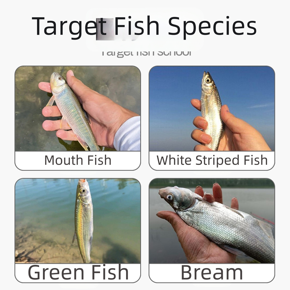Jiangchui Artificial Maggots Soft Bait Lures for Bass Crappie For Trout
