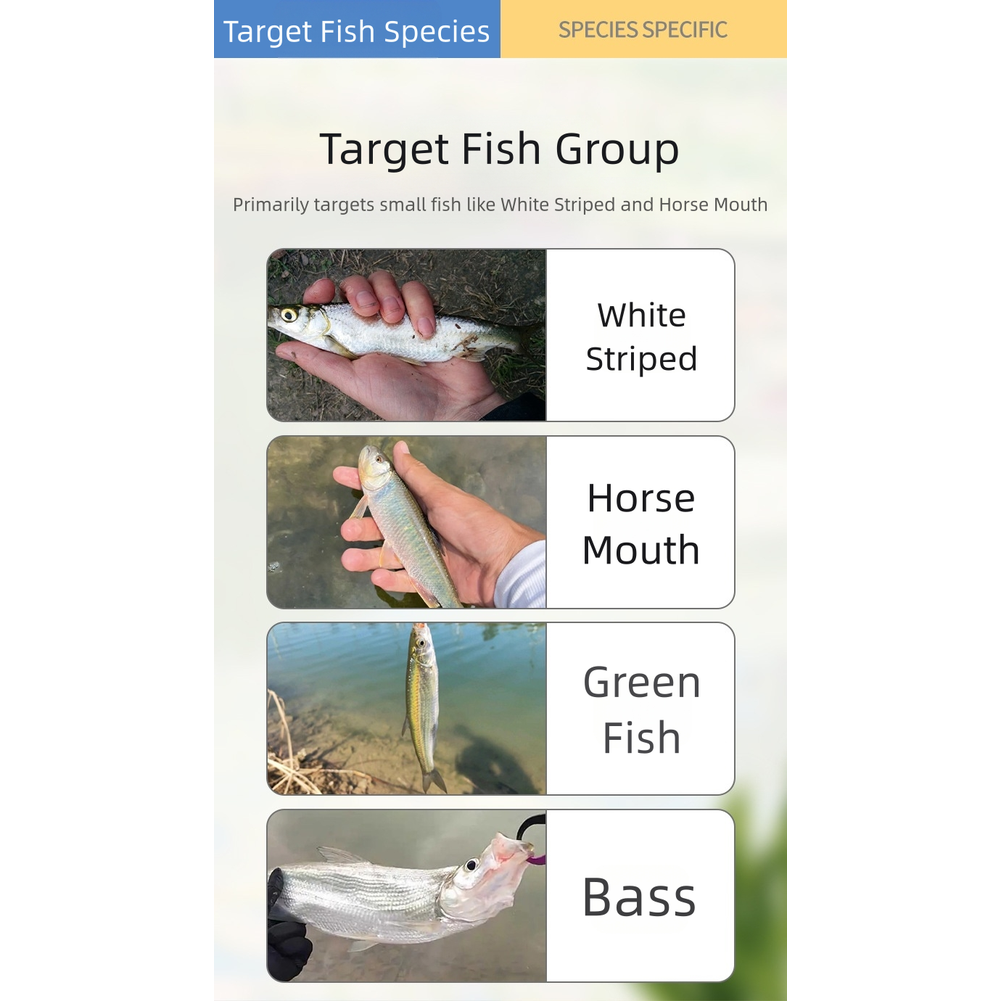 Jiangchui Artificial Maggots Soft Bait Lures for Bass Crappie For Trout