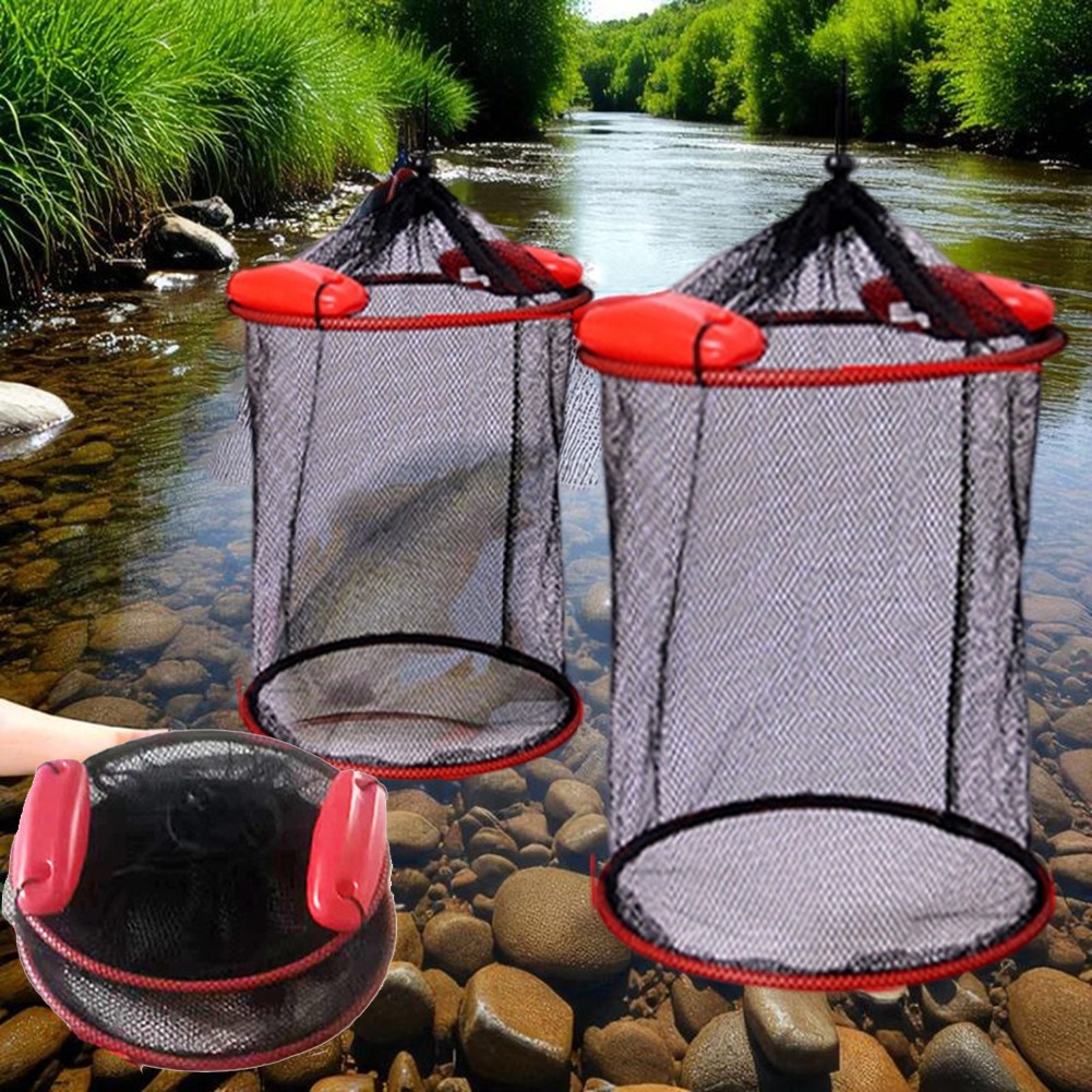 Fishing Cage with Buoy for Stability Easy to Fold Multiple Size Variants - Picture 28 of 35