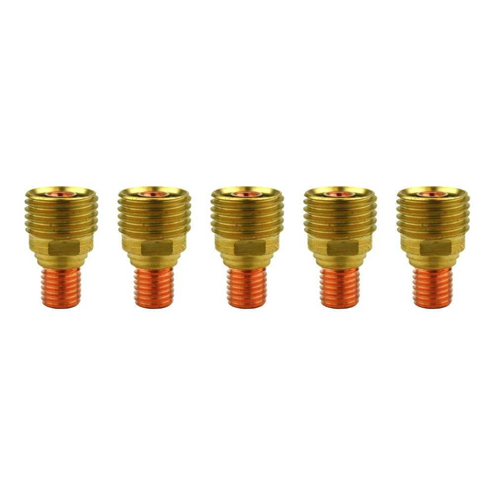 5pcs Gas Lens Collet Body for TIG Welding Torch Series 92025 Copper Made